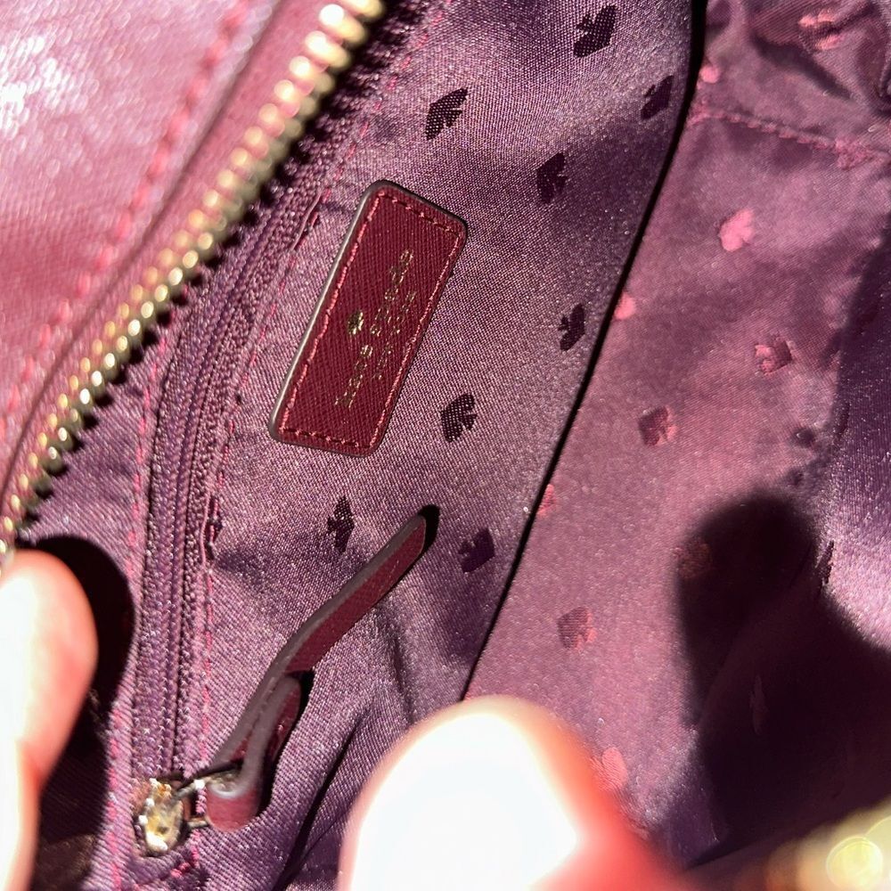 Kate Spade Plum Crossbody Purse - Picture 11 of 12